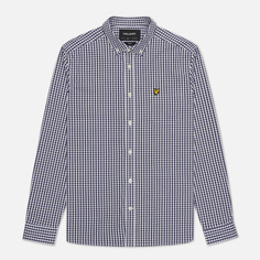 Мужская рубашка Lyle &amp; Scott LS Slim Fit Gingham, цвет синий