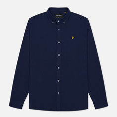 Мужская рубашка Lyle &amp; Scott Cotton Linen, цвет синий