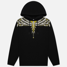 Мужская толстовка Marcelo Burlon Birds Wings Regular Hoodie, цвет чёрный