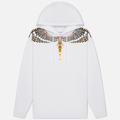Мужская толстовка Marcelo Burlon Grizzly Wings Regular Hoodie, цвет белый