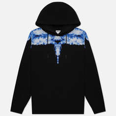 Мужская толстовка Marcelo Burlon Smoke Wings Regular Hoodie, цвет чёрный