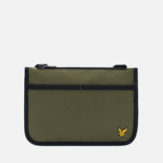 Сумка Lyle &amp; Scott Flat Pouch, цвет оливковый