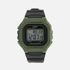 Наручные часы CASIO Collection W-218H-3A, цвет зелёный