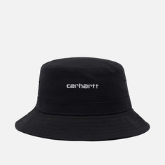 Панама Carhartt WIP Script Bucket 7.7 Oz, цвет чёрный