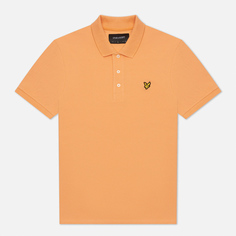Мужское поло Lyle &amp; Scott Plain Regular Fit, цвет оранжевый