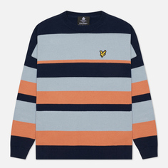 Женский свитер Lyle &amp; Scott Stripe Jumper, цвет голубой