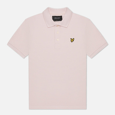 Мужское поло Lyle &amp; Scott Plain Regular Fit, цвет розовый