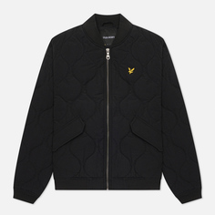 Женская куртка бомбер Lyle &amp; Scott Quilted, цвет чёрный