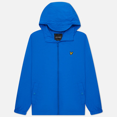 Мужская куртка ветровка Lyle &amp; Scott Zip Through Hooded, цвет синий