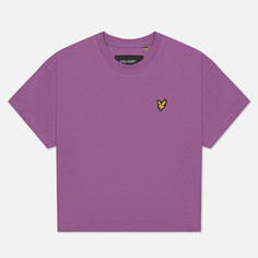 Женская футболка Lyle &amp; Scott Cropped, цвет фиолетовый