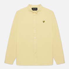 Мужская рубашка Lyle &amp; Scott Cotton Linen, цвет жёлтый
