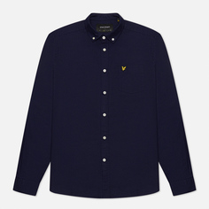 Мужская рубашка Lyle &amp; Scott Regular Fit Light Weight Oxford, цвет синий