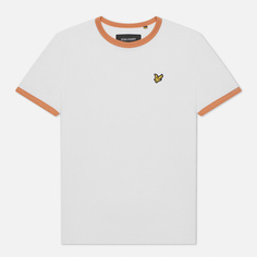 Женская футболка Lyle &amp; Scott Ringer, цвет белыйS