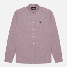 Мужская рубашка Lyle &amp; Scott Regular Fit Light Weight Oxford, цвет бордовый