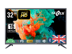 LED телевизор Gazer TV32-FS2G (темно-серый)