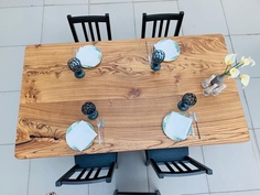 Обеденный стол (woodzpro) коричневый 90.0x75.0x165.0 см.