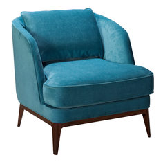 Кресло окланд (r-home) синий 80x80x80 см.