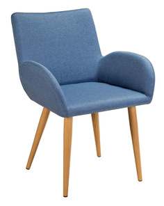 Кресло henrik (r-home) синий 62x81x66 см.