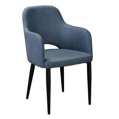 Кресло ledger сканди (r-home) синий 56x87x63 см.