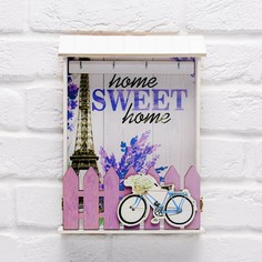 Ключница с полкой sweet home, 22,5 х 30,5 х 5,7 см Семейные традиции