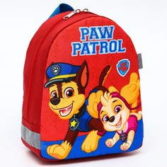Рюкзак детский 19*9*23, отд на молнии, красный PAW Patrol