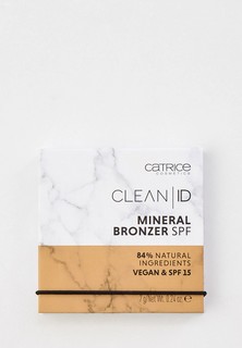 Бронзатор Catrice CLEAN ID MINERAL BRONZER SPF 15, 010 Light/Medium, 7 г