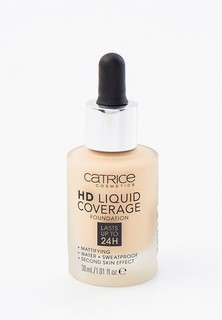 Тональное средство Catrice HD LIQUID COVERAGE FOUNDATION, 002 Porcelain Beige, 30 мл