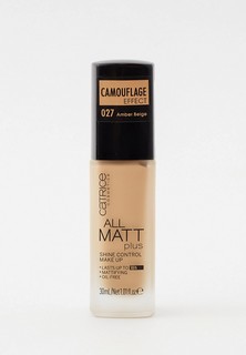 Тональное средство Catrice ALL MATT PLUS SHINE CONTROL MAKE UP, тон 027 Amber Beige, 30 мл