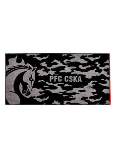 Полотенце PFC CSKA CAMO 140 х 70 см, цвет чёрный ПФК ЦСКА