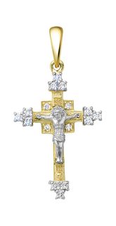 Золотые крестики и иконки Vesna jewelry