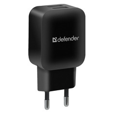 Сетевое зарядное устройство DEFENDER EPA-13, 2xUSB, 2.1A, черный