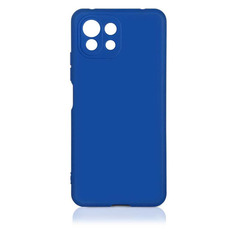 Чехол (клип-кейс) DF xiOriginal-21, для Xiaomi Mi 11 Lite, синий [df xioriginal-21 (blue)]