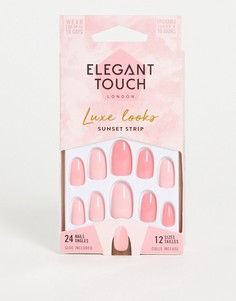 Накладные ногти Elegant Touch (Sunset Strip)-Розовый цвет