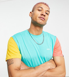 Бирюзовая футболка Vans Opposite – эксклюзивно для ASOS-Голубой