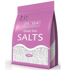 Натуральная минеральная соль Мертвого моря обогащенная экстрактом орхидеи, большая упаковка Dr. Sea
