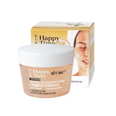 маска для лица HAPPY TIME с коллагеном и золотым османтусом Viteks