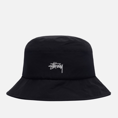 Панама Stussy Outdoor Panel, цвет чёрный