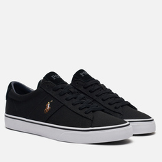 Мужские кеды Polo Ralph Lauren Sayer NE Canvas, цвет чёрный