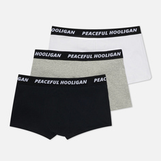 Комплект мужских трусов Peaceful Hooligan Underwear 3-Pack, цвет комбинированный, размер XXL