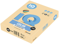 Цветная бумага для офиса IQ-COLOR А4, 160 г/м, 250 листов, тренд, золотистая (110826)