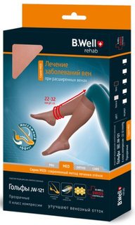 Гольфы компрессионные B.Well JW-121 Med 4 Natural