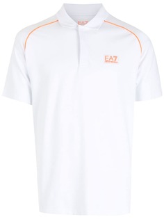 Ea7 Emporio Armani рубашка поло с нашивкой-логотипом