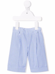 Siola строгие шорты в клетку гингем