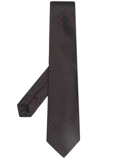 Giorgio Armani галстук с узором в ромб