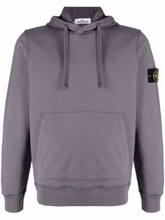 Stone Island худи с нашивкой-логотипом