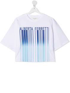 Alberta Ferretti Kids футболка с логотипом