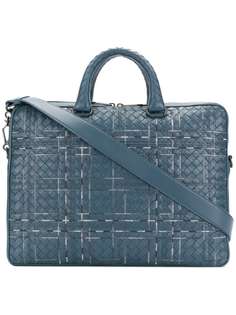 Bottega Veneta плетеный портфель