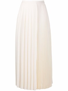 Valentino плиссированная юбка прямого кроя