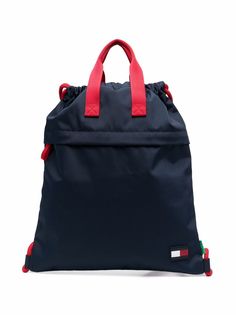 Tommy Hilfiger Junior рюкзак с кулиской и нашивкой-логотипом