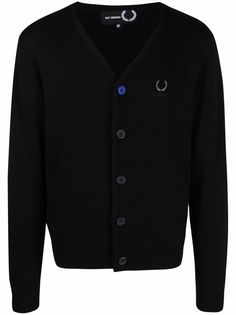 Raf Simons X Fred Perry кардиган с вышитым логотипом